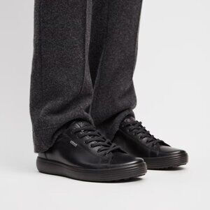 ECCO soft 7 low gtx men's sneaker NEW IN BOX black Shoes Size EU 40 Mens 6.5